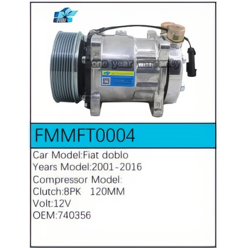 PartzBiz CE: -Compressor for Fiat - FMMFT0004 PartzBiz CE: -Compressor for Fiat - FMMFT0004