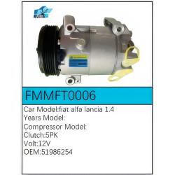 PartzBiz CE FMMFT0006 - Compressor for Fiat - FMMFT0006 PartzBiz CE FMMFT0006 - Compressor for Fiat - FMMFT0006