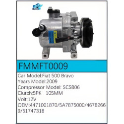PartzBiz CE FMMFT0009 - Compressor for Fiat - FMMFT0009 PartzBiz CE FMMFT0009 - Compressor for Fiat - FMMFT0009