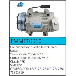 PartzBiz CE FMMFT0010 - Compressor for Fiat - FMMFT0010 PartzBiz CE FMMFT0010 - Compressor for Fiat - FMMFT0010
