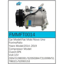 PartzBiz CE FMMFT0014 - Compressor for Fiat - FMMFT0014 PartzBiz CE FMMFT0014 - Compressor for Fiat - FMMFT0014