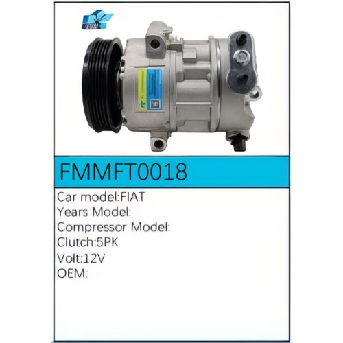 PartzBiz CE: -Compressor for Fiat - FMMFT0018 PartzBiz CE: -Compressor for Fiat - FMMFT0018