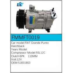 PartzBiz CE FMMFT0019 - Compressor for Fiat - FMMFT0019 PartzBiz CE FMMFT0019 - Compressor for Fiat - FMMFT0019