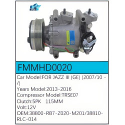 PartzBiz CE FMMHD0020 - Compressor for Honda - FMMHD0020 PartzBiz CE FMMHD0020 - Compressor for Honda - FMMHD0020