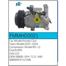 PartzBiz CE FMMHD0021 - Compressor for Honda - FMMHD0021 PartzBiz CE FMMHD0021 - Compressor for Honda - FMMHD0021
