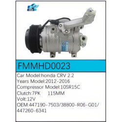 PartzBiz CE FMMHD0023 - Compressor for Honda - FMMHD0023 PartzBiz CE FMMHD0023 - Compressor for Honda - FMMHD0023