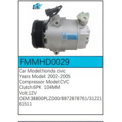 PartzBiz CE FMMHD0029 - Compressor for Honda - FMMHD0029 PartzBiz CE FMMHD0029 - Compressor for Honda - FMMHD0029
