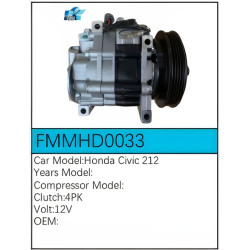 PartzBiz CE FMMHD0033 - Compressor for Honda - FMMHD0033 PartzBiz CE FMMHD0033 - Compressor for Honda - FMMHD0033