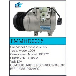 PartzBiz CE FMMHD0035 - Compressor for Honda - FMMHD0035 PartzBiz CE FMMHD0035 - Compressor for Honda - FMMHD0035