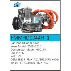 PartzBiz CE FMMHD0044H-1 - Compressor for Honda - FMMHD0044H-1 PartzBiz CE FMMHD0044H-1 - Compressor for Honda - FMMHD0044H-1