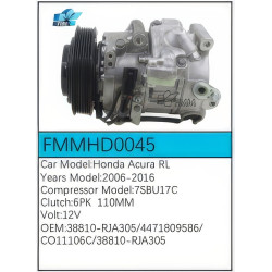 PartzBiz CE FMMHD0045 - Compressor for Honda - FMMHD0045 PartzBiz CE FMMHD0045 - Compressor for Honda - FMMHD0045