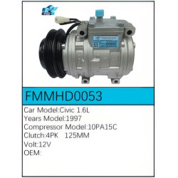 PartzBiz CE FMMHD0053 - Compressor for Honda - FMMHD0053 PartzBiz CE FMMHD0053 - Compressor for Honda - FMMHD0053