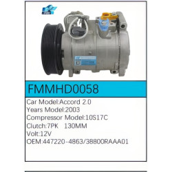 PartzBiz CE FMMHD0058 - Compressor for Honda - FMMHD0058 PartzBiz CE FMMHD0058 - Compressor for Honda - FMMHD0058