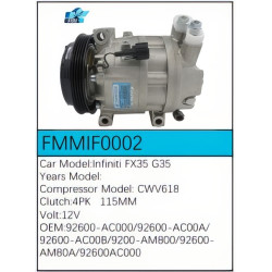 PartzBiz CE FMMIF0002 - สำหรับคอมเพรสเซอร์ Infiniti - FMMIF0002 PartzBiz CE FMMIF0002 - สำหรับคอมเพรสเซอร์ Infiniti - FMMIF0002