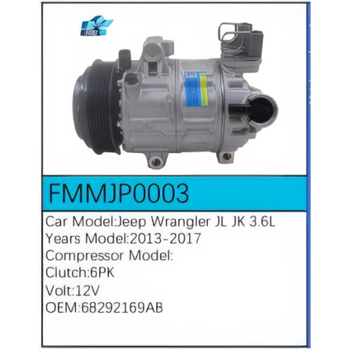 PartzBiz CE: -Compressor for  Jeep - FMMJP0003
