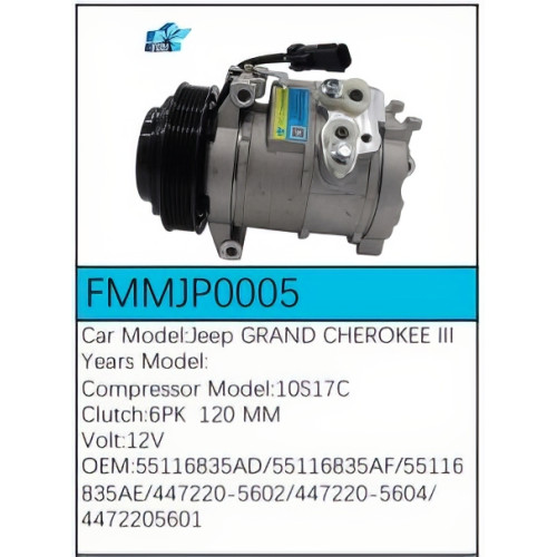 PartzBiz CE: -Compressor for Jeep - FMMJP0005 PartzBiz CE: -Compressor for Jeep - FMMJP0005