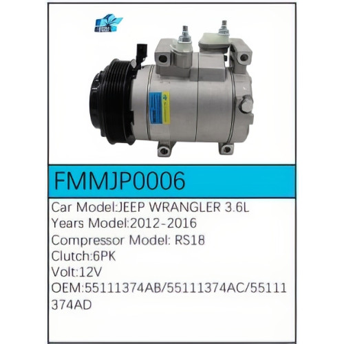 PartzBiz CE: -Compressor for Jeep - FMMJP0006 PartzBiz CE: -Compressor for Jeep - FMMJP0006