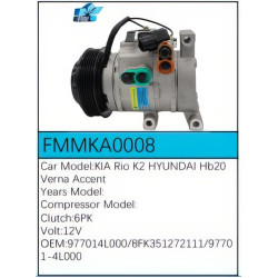 PartzBiz CE FMMKA0008 - สำหรับคอมเพรสเซอร์ Kia - FMMKA0008 PartzBiz CE FMMKA0008 - สำหรับคอมเพรสเซอร์ Kia - FMMKA0008