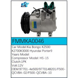PartzBiz CE FMMKA0046 - สำหรับคอมเพรสเซอร์ Kia - FMMKA0046 PartzBiz CE FMMKA0046 - สำหรับคอมเพรสเซอร์ Kia - FMMKA0046