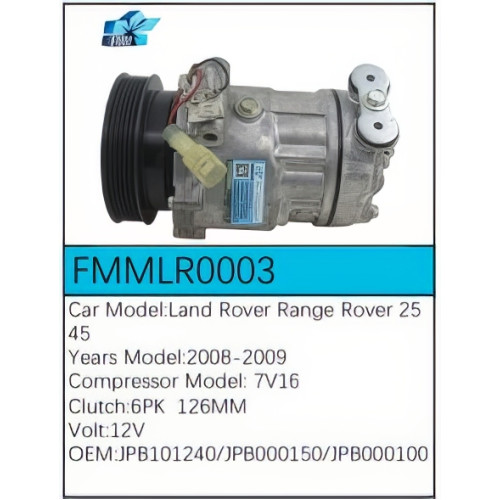 PartzBiz CE: -Compressor for Land Rover - FMMLR0003 PartzBiz CE: -Compressor for Land Rover - FMMLR0003