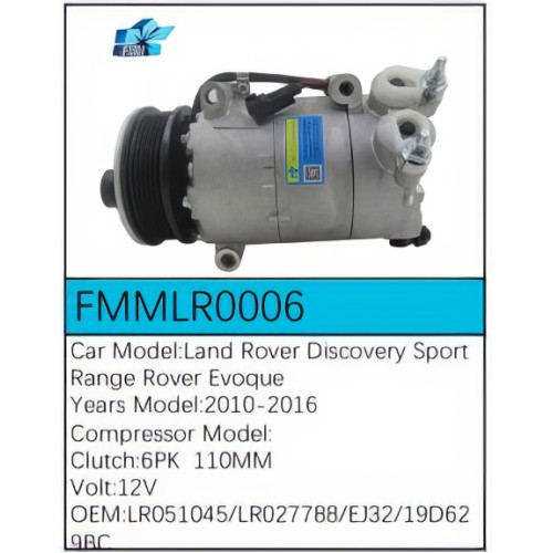 PartzBiz CE: -Compressor for  Land Rover - FMMLR0006