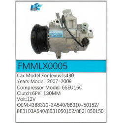 PartzBiz CE FMMLX0005 - สำหรับคอมเพรสเซอร์ Lexus - FMMLX0005 PartzBiz CE FMMLX0005 - สำหรับคอมเพรสเซอร์ Lexus - FMMLX0005