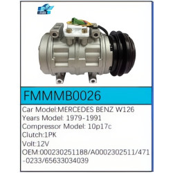 PartzBiz CE FMMMB0026 - Compressor for Mercedes-Benz - FMMMB0026 PartzBiz CE FMMMB0026 - Compressor for Mercedes-Benz - FMMMB0026