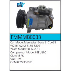 PartzBiz CE FMMMB0033 - Compressor for Mercedes-Benz - FMMMB0033 PartzBiz CE FMMMB0033 - Compressor for Mercedes-Benz - FMMMB0033