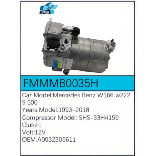 PartzBiz CE: -Compressor for Mercedes-Benz - FMMMB0035H PartzBiz CE: -Compressor for Mercedes-Benz - FMMMB0035H