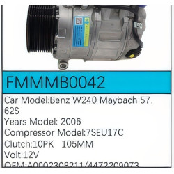 PartzBiz CE FMMMB0042 - Compressor for Mercedes-Benz - FMMMB0042 PartzBiz CE FMMMB0042 - Compressor for Mercedes-Benz - FMMMB0042