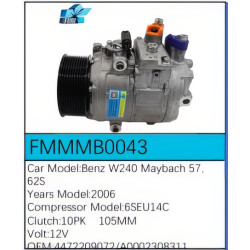 PartzBiz CE FMMMB0043 - Compressor for Mercedes-Benz - FMMMB0043 PartzBiz CE FMMMB0043 - Compressor for Mercedes-Benz - FMMMB0043