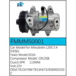 PartzBiz CE FMMMS0001 - Compressor for Mitsubishi - FMMMS0001 PartzBiz CE FMMMS0001 - Compressor for Mitsubishi - FMMMS0001