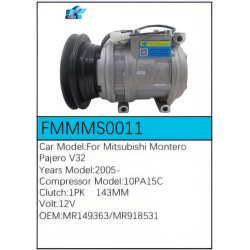 PartzBiz CE FMMMS0011 - Compressor for Mitsubishi - FMMMS0011 PartzBiz CE FMMMS0011 - Compressor for Mitsubishi - FMMMS0011