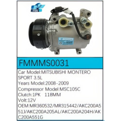 PartzBiz CE FMMMS0031 - Compressor for Mitsubishi - FMMMS0031 PartzBiz CE FMMMS0031 - Compressor for Mitsubishi - FMMMS0031