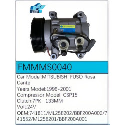 PartzBiz CE FMMMS0040 - Compressor for Mitsubishi - FMMMS0040 PartzBiz CE FMMMS0040 - Compressor for Mitsubishi - FMMMS0040