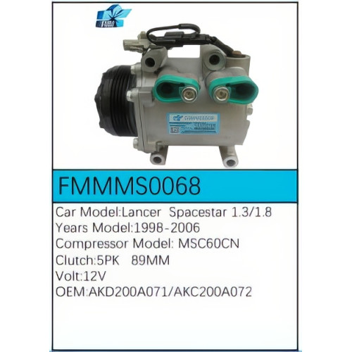 PartzBiz CE: -Compressor for Mitsubishi - FMMMS0068 PartzBiz CE: -Compressor for Mitsubishi - FMMMS0068