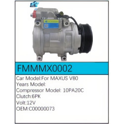 PartzBiz CE FMMMX0002 - Compressor for Maxus - FMMMX0002 PartzBiz CE FMMMX0002 - Compressor for Maxus - FMMMX0002