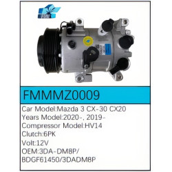 PartzBiz CE FMMMZ0009 - Compressor for Mazda - FMMMZ0009 PartzBiz CE FMMMZ0009 - Compressor for Mazda - FMMMZ0009