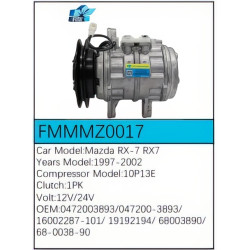 PartzBiz CE FMMMZ0017 - Compressor for Mazda - FMMMZ0017 PartzBiz CE FMMMZ0017 - Compressor for Mazda - FMMMZ0017