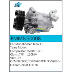 PartzBiz CE FMMNS0008 - Compressor for Nissan - FMMNS0008 PartzBiz CE FMMNS0008 - Compressor for Nissan - FMMNS0008