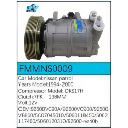 PartzBiz CE FMMNS0009 - Compressor for Nissan - FMMNS0009 PartzBiz CE FMMNS0009 - Compressor for Nissan - FMMNS0009