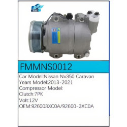 PartzBiz CE FMMNS0012 - Compressor for Nissan - FMMNS0012 PartzBiz CE FMMNS0012 - Compressor for Nissan - FMMNS0012