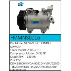 PartzBiz CE FMMNS0016 - Compressor for Nissan - FMMNS0016 PartzBiz CE FMMNS0016 - Compressor for Nissan - FMMNS0016