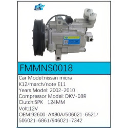 PartzBiz CE FMMNS0018 - Compressor for Nissan - FMMNS0018 PartzBiz CE FMMNS0018 - Compressor for Nissan - FMMNS0018
