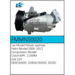 PartzBiz CE FMMNS0020 - Compressor for Nissan - FMMNS0020 PartzBiz CE FMMNS0020 - Compressor for Nissan - FMMNS0020