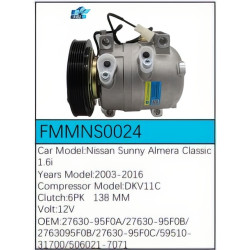PartzBiz CE FMMNS0024 - Compressor for Nissan - FMMNS0024 PartzBiz CE FMMNS0024 - Compressor for Nissan - FMMNS0024