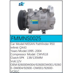 PartzBiz CE FMMNS0025 - Compressor for Nissan - FMMNS0025 PartzBiz CE FMMNS0025 - Compressor for Nissan - FMMNS0025