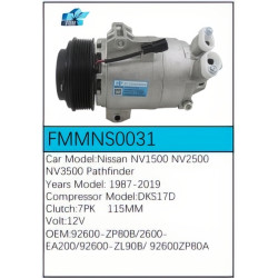 PartzBiz CE FMMNS0031 - Compressor for Nissan - FMMNS0031 PartzBiz CE FMMNS0031 - Compressor for Nissan - FMMNS0031