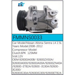PartzBiz CE FMMNS0033 - Compressor for Nissan - FMMNS0033 PartzBiz CE FMMNS0033 - Compressor for Nissan - FMMNS0033