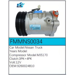 PartzBiz CE FMMNS0034 - Compressor for Nissan - FMMNS0034 PartzBiz CE FMMNS0034 - Compressor for Nissan - FMMNS0034